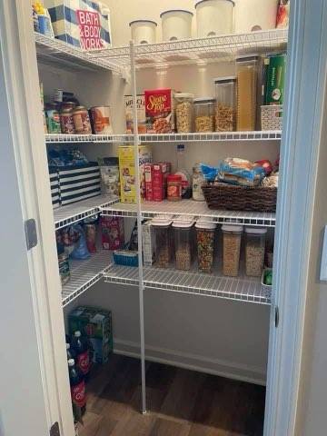 new custom closet shelves installed for a Duluth, GA, home kitchen