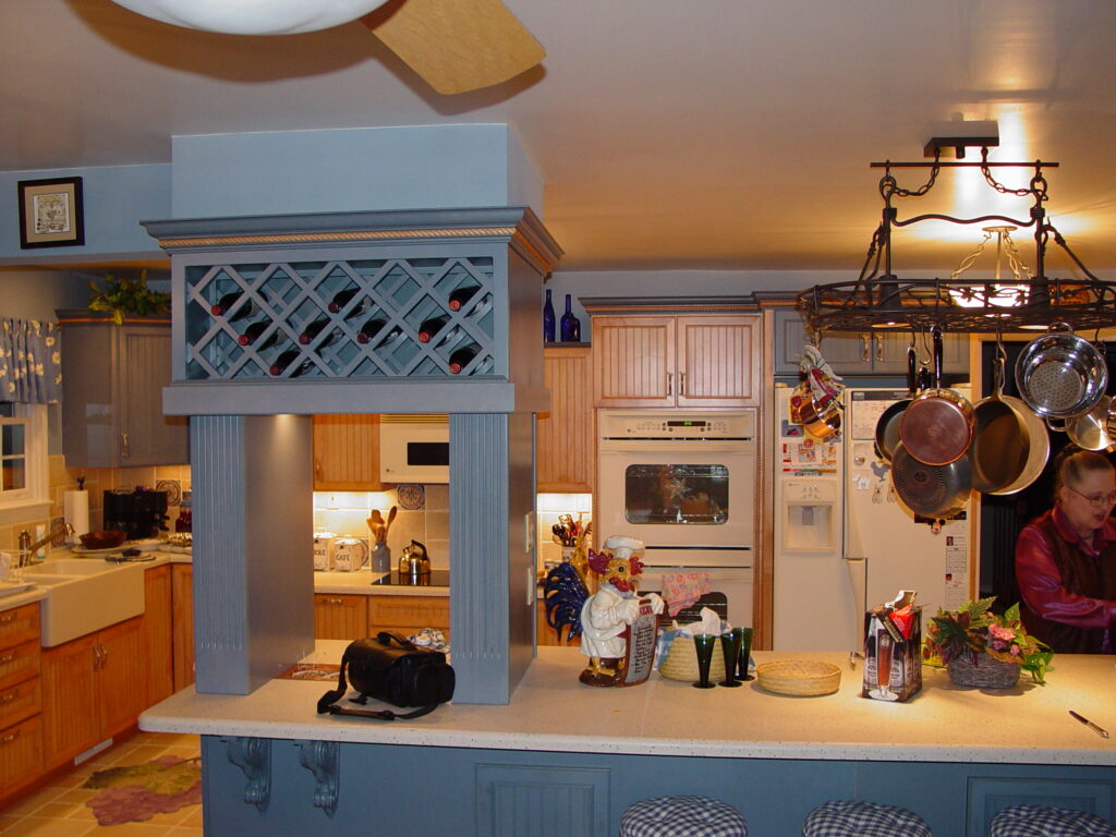 new kitchen cabinets and countertops in a Kuna area home by our reliable craftsman