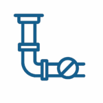 repairing vent pipes and drain systems by our handymen