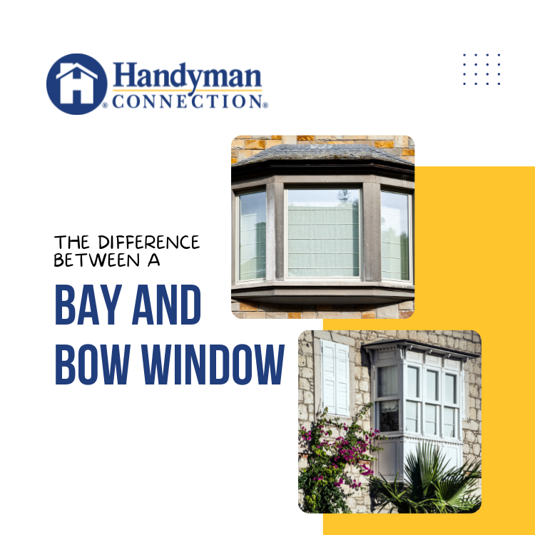 Difference between bay and bow window