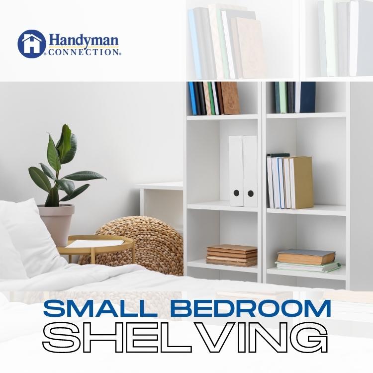 Ways ti add shelving in a small bedroom