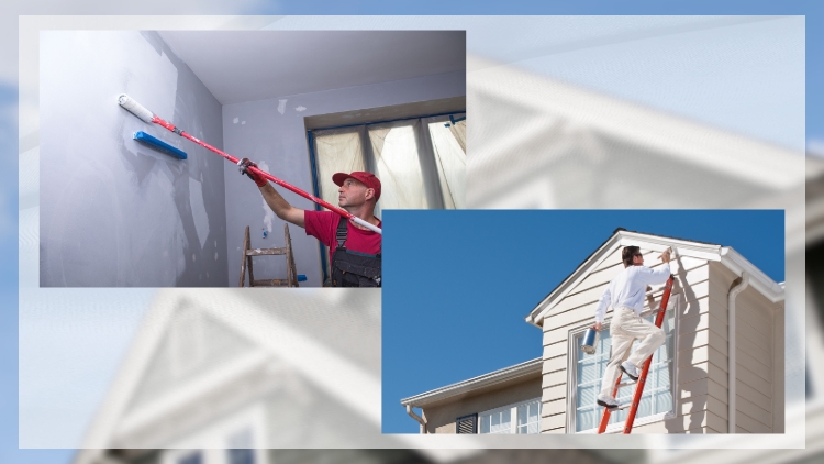 Brantford Handyman: What Is The Difference Between Interior and Exterior Paints?