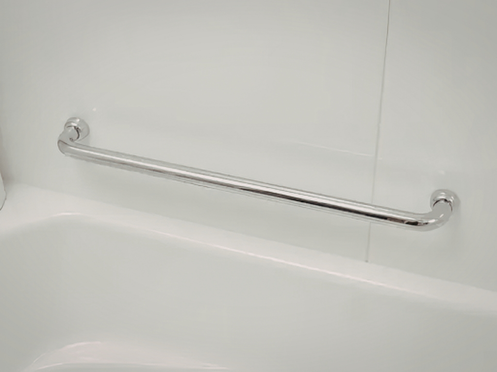 grab bar in bathroom for elderly
