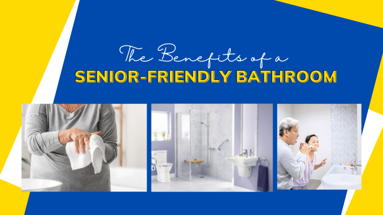 Senior citizen friendly bathroom
