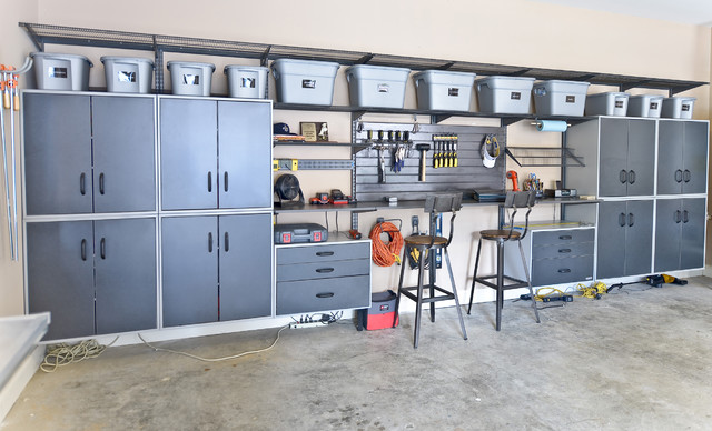 garage storage and shelving project from Handyman Connection of Carmel