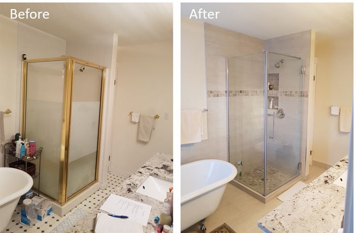Williams Bathroom Remodel Before and After