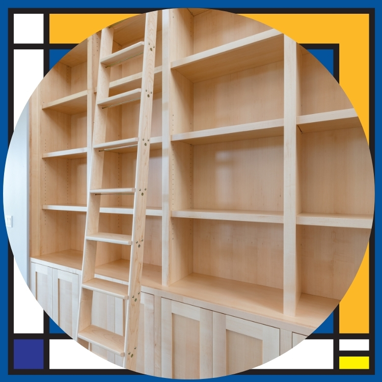 Get Organized With A Built in Bookcase