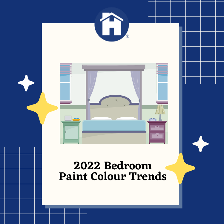 Bedroom paint colour trends for 2022