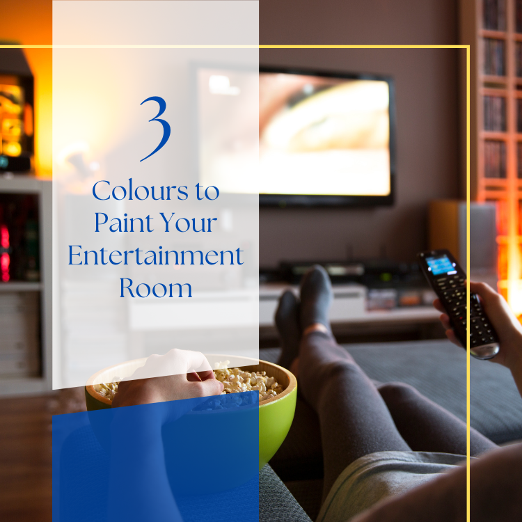 3 colours to paint your entertainment room