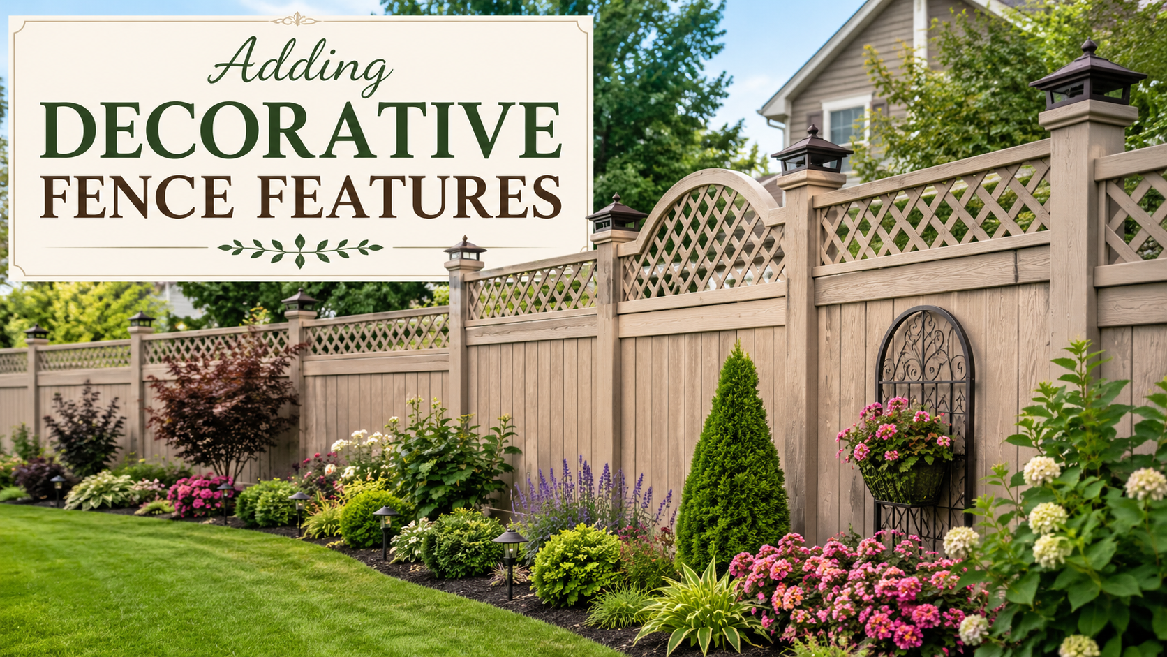 Decorative Fence Features That Enhance Landscaping