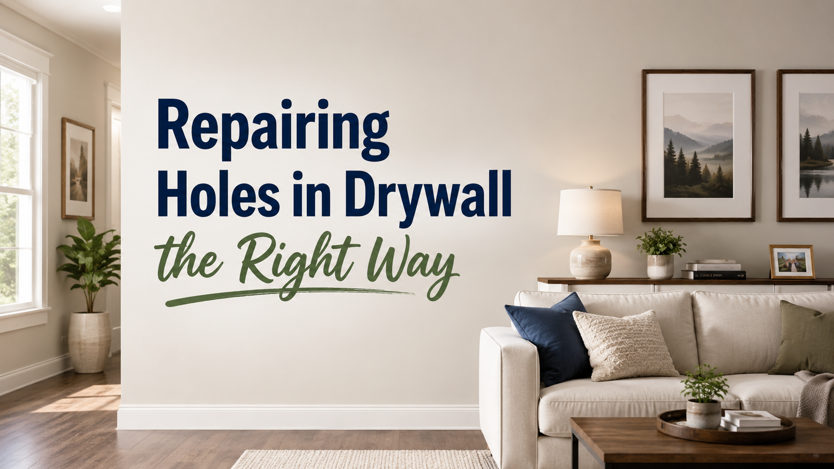Repairing Holes in Drywall the Right Way