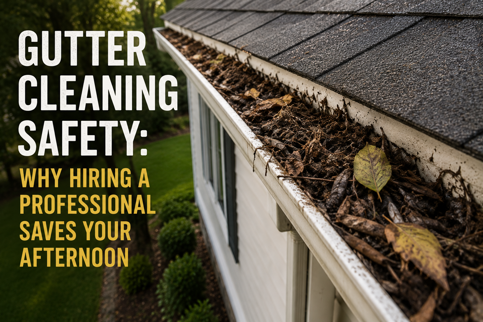 Gutter Cleaning Safety_ Why Hiring a Professional Saves Your Afternoon