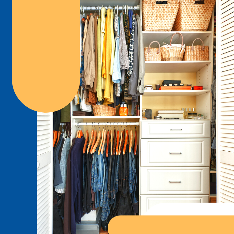 Benefit of adding shelving to a closet