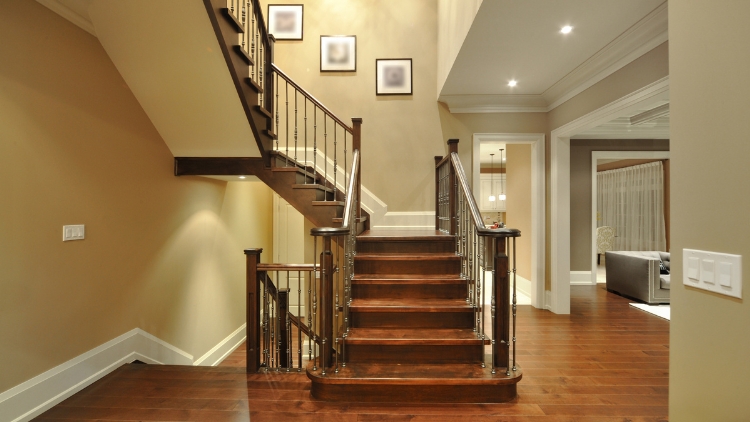 Stairwell and High-Wall Painting: Rails, Spindles, and Landings