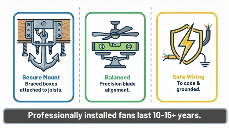 Ceiling Fan Installation Process and Planning