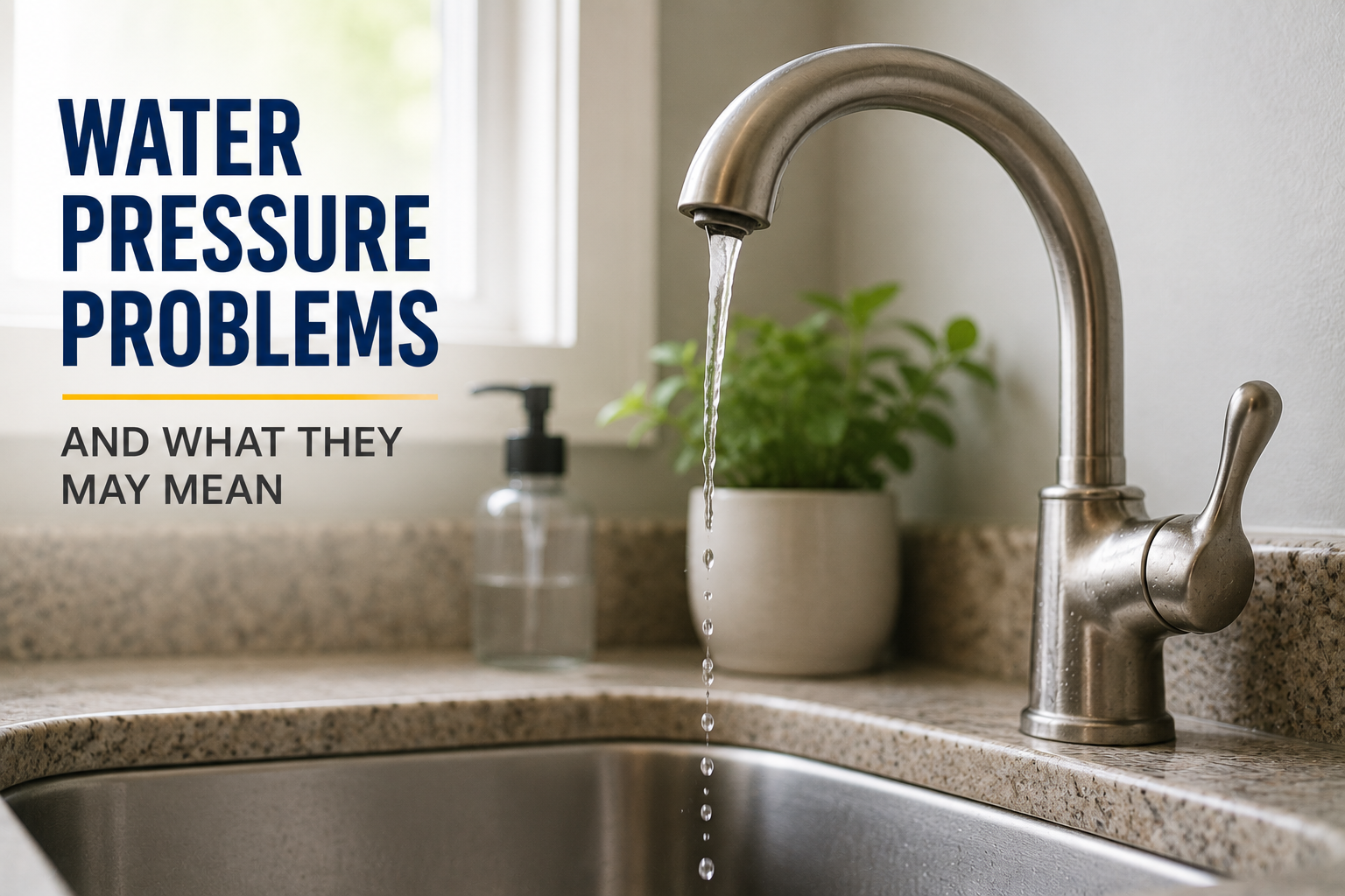 Water Pressure Problems and What They May Mean