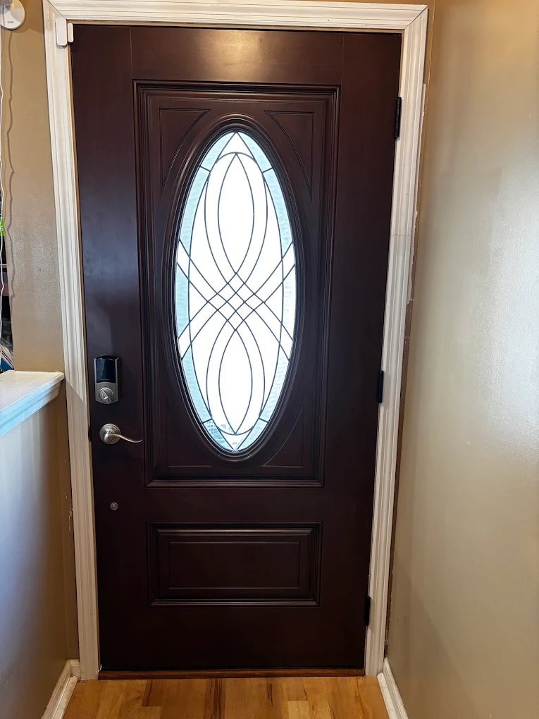 new coat of paint applied to a door in Indianapolis, IN, by our craftsmen