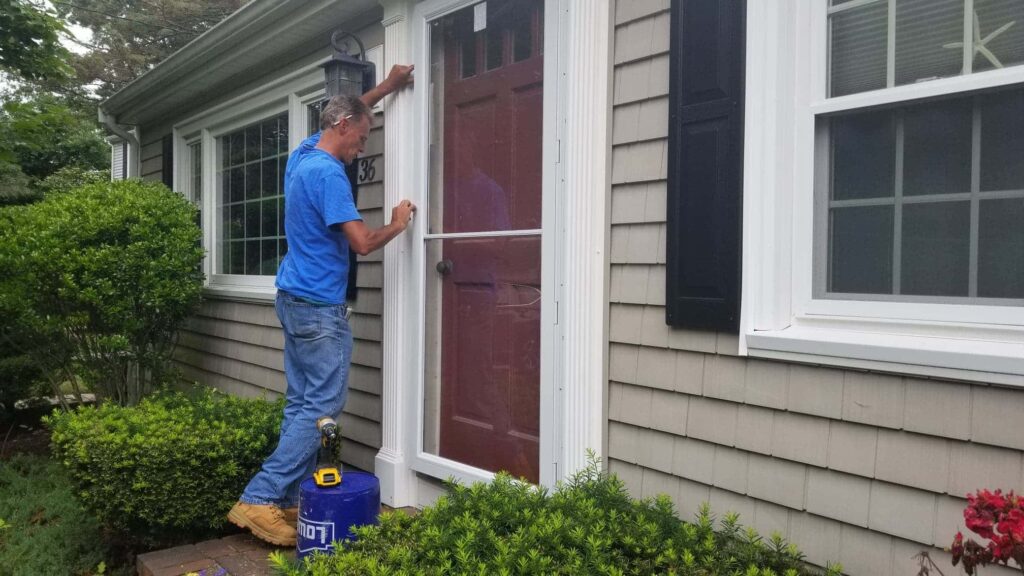 door installation project from Handyman Connection