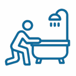 tub and shower installation job completed