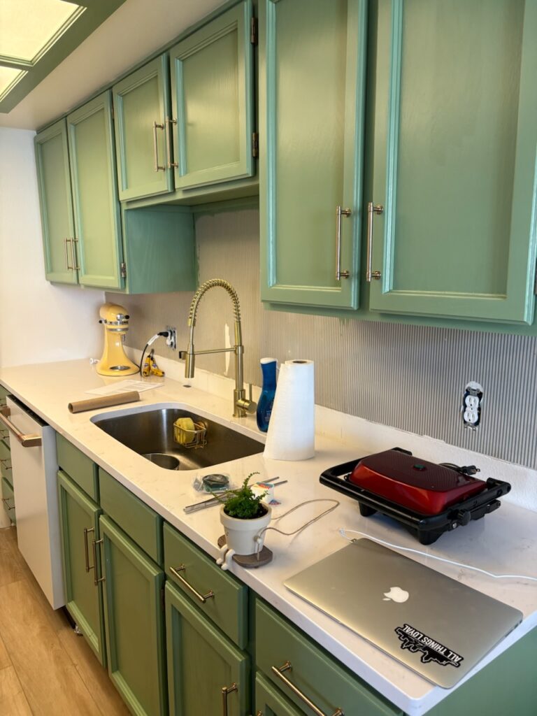 new kitchen cabinets installed in a Lowell, MI, area home