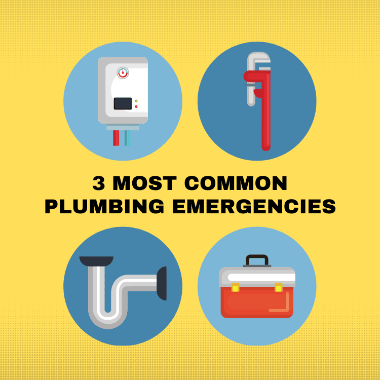 most common plumbing emergencies