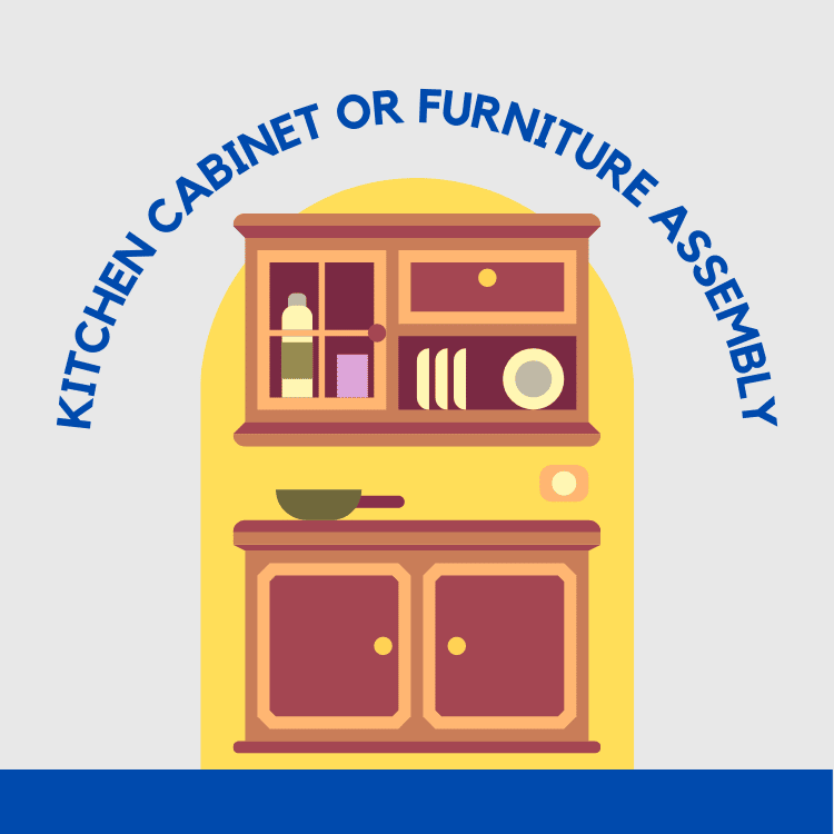 Kitchen cabinet and furniture assembly service