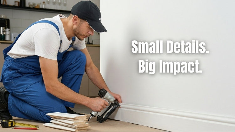 Custom Trim Refresh: New Baseboards, Casing, and Caulk for a Clean Look