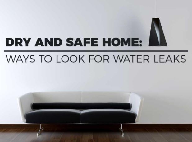 Ways to Look for Water Leaks