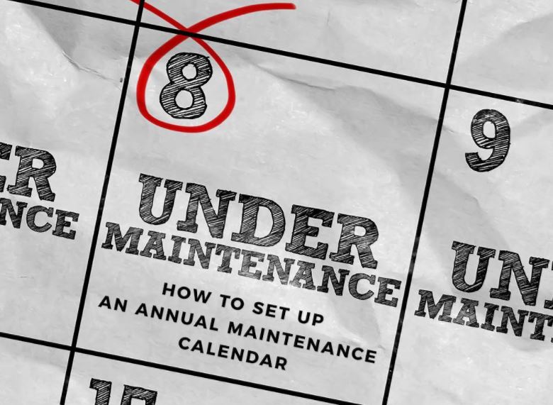 Annual Maintenance Calendar