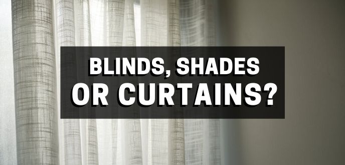 window treatments with blinds and curtains