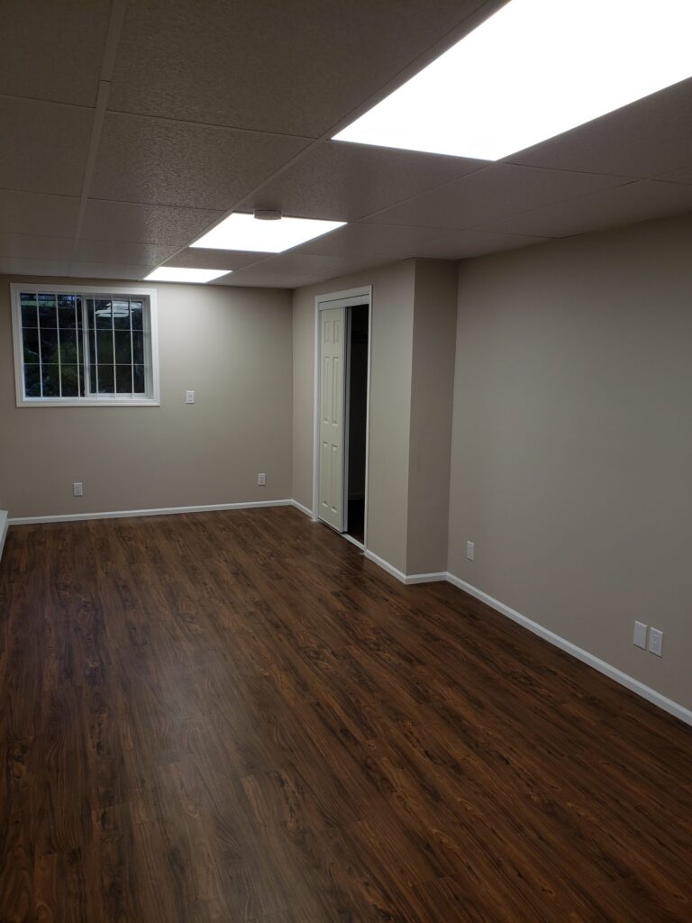 hardwood flooring project completed in Clarkston, MI, area, home