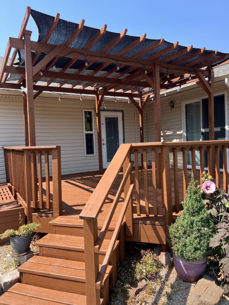completed deck installation project in Clarkston, MI 