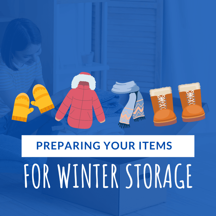 Preparing items for winter storage