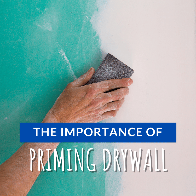 importance of priming drywall