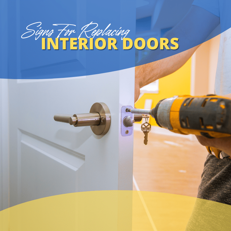Signs for replacing interior doors