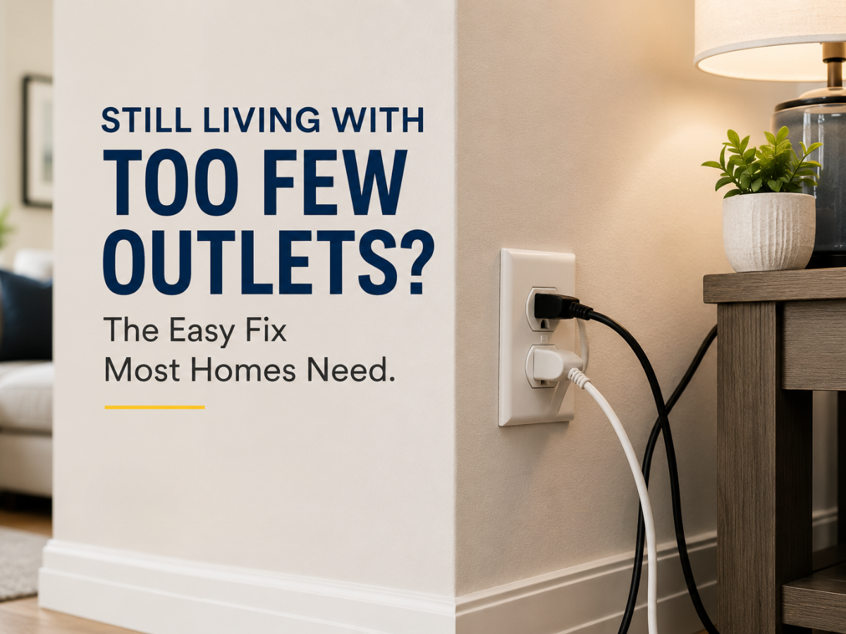 Still Living with Too Few Outlets? The Easy Fix Most Homes Need