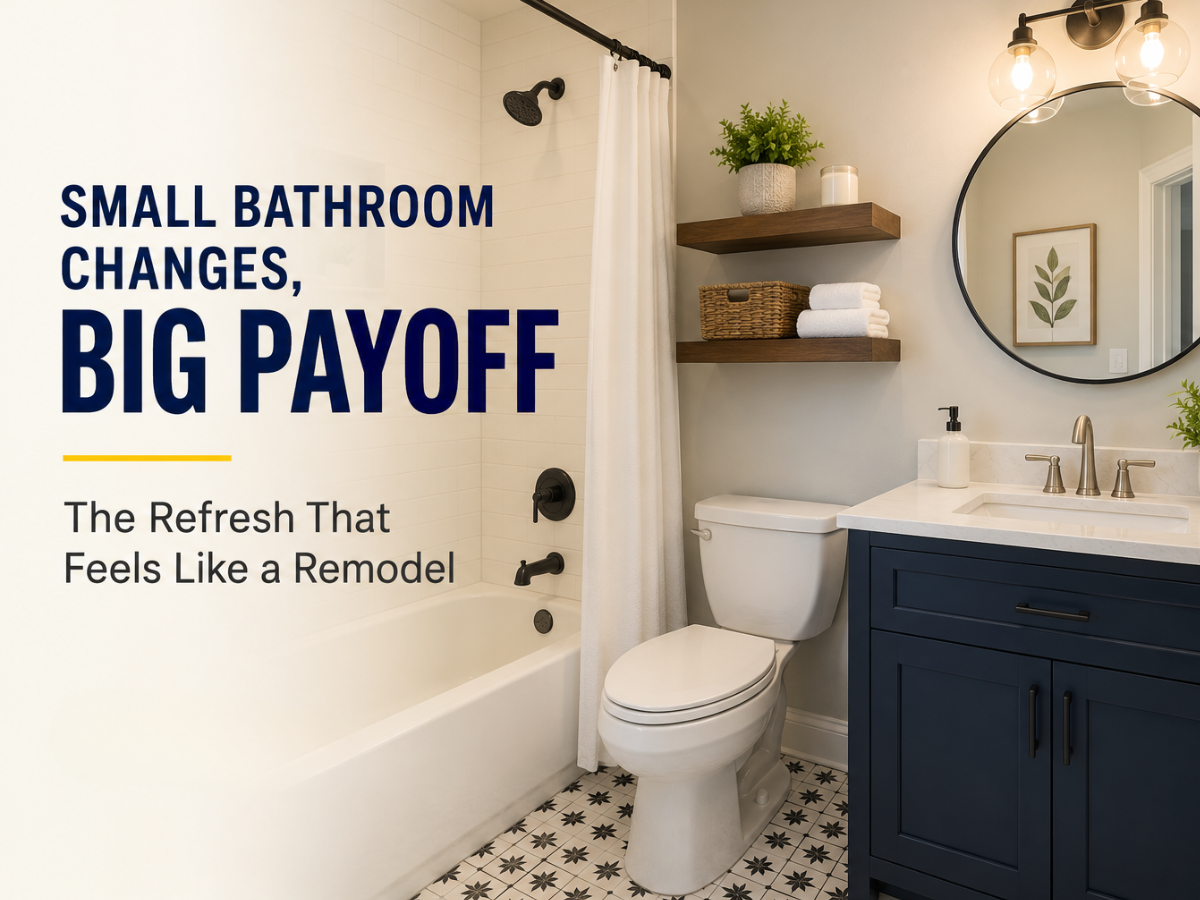 Small Bathroom Changes, Big Payoff: The Refresh That Feels Like a Remodel