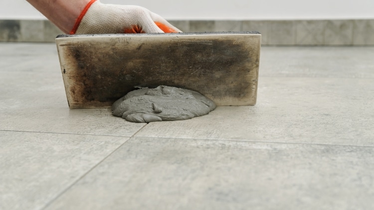 Tile Flooring Installation - Grout Repair