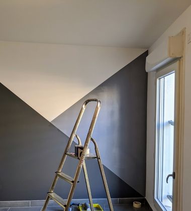 Newly painted, matte