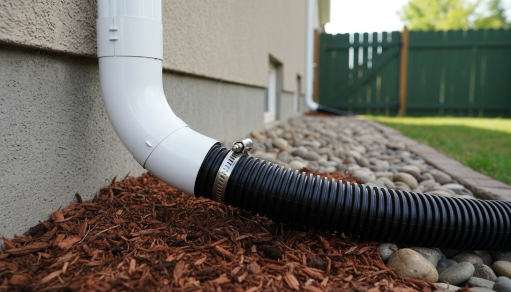 Redirect Gutter Water Away