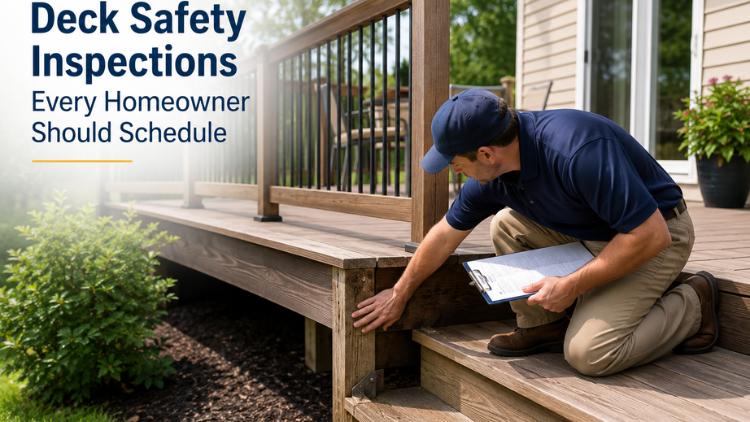 Deck Safety Inspections Every Homeowner Should Schedule