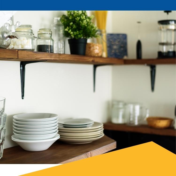 Benefits of open shelving in the kitchen