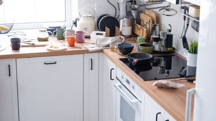 remodel a cooking space with storage solutions