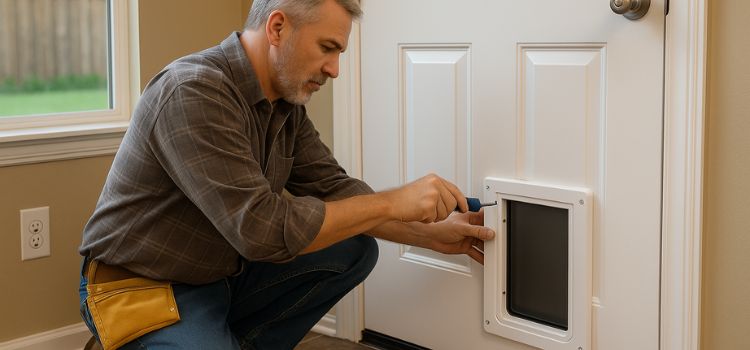 The Process of Professional Dog Door Installation