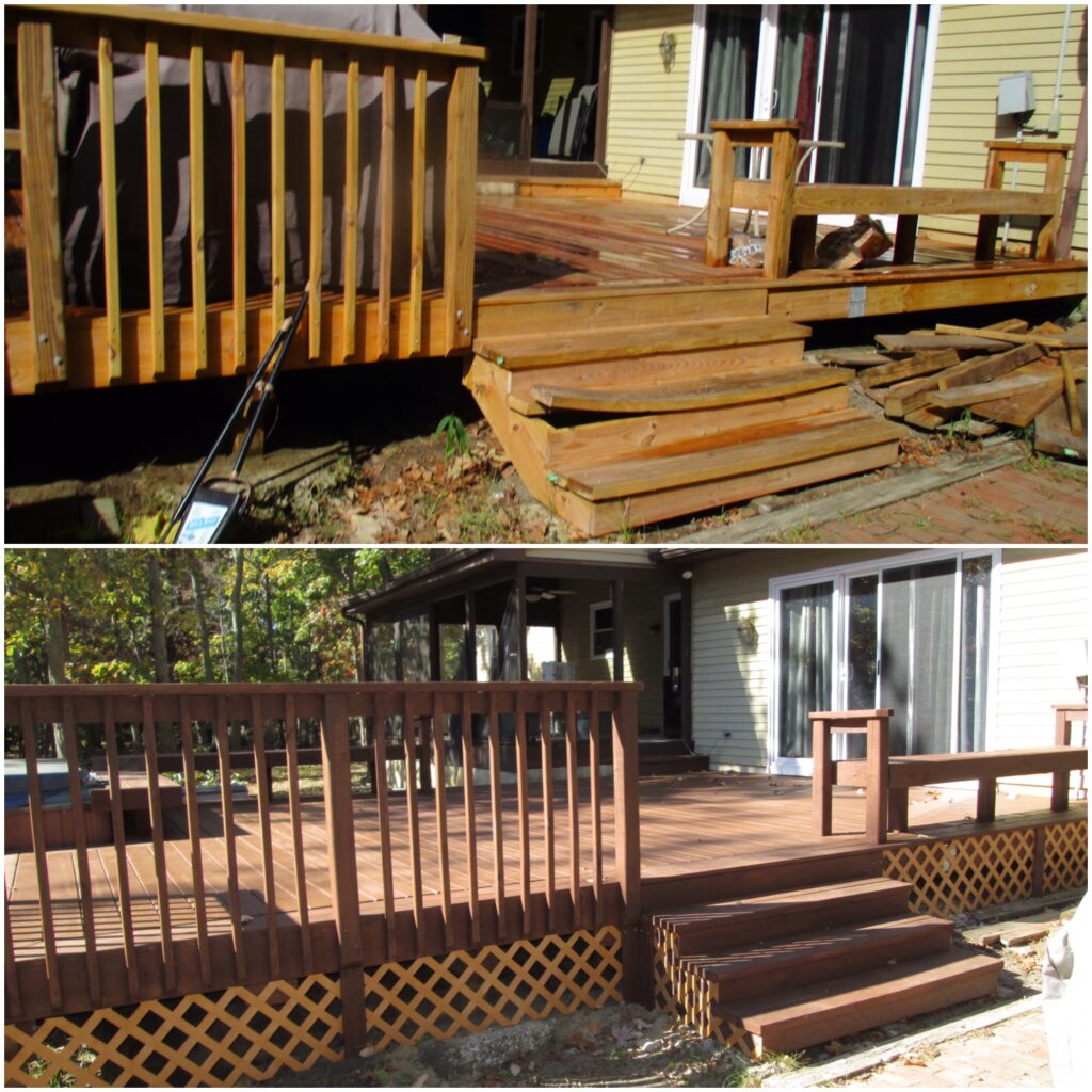 deck project completed by Handyman Connection of Silver Spring