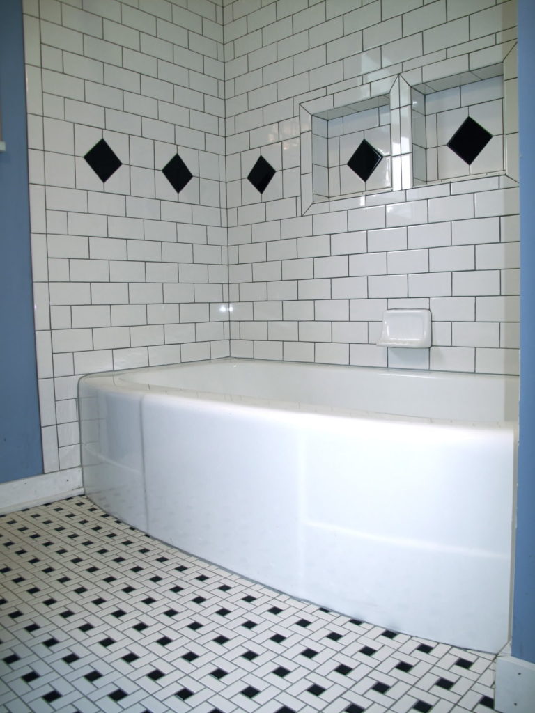 modern tub installed by Handyman Connection of Silver Spring