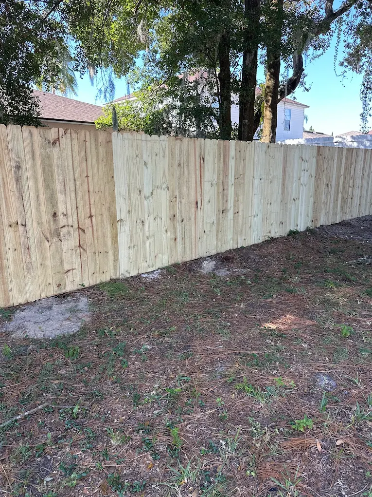 wooden fence installed in Centennial, CO