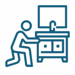 vanity installation or replacement services by our team