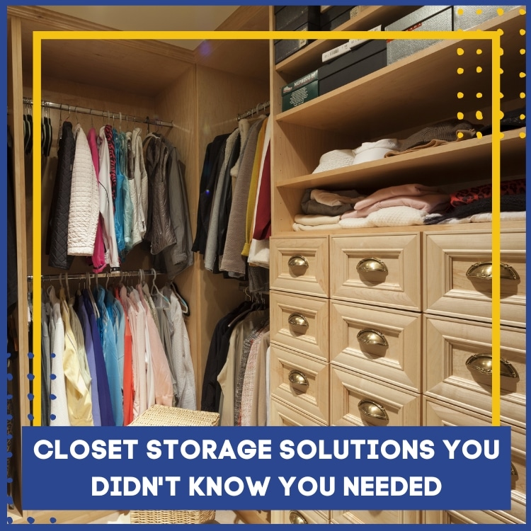Closet storage solutions