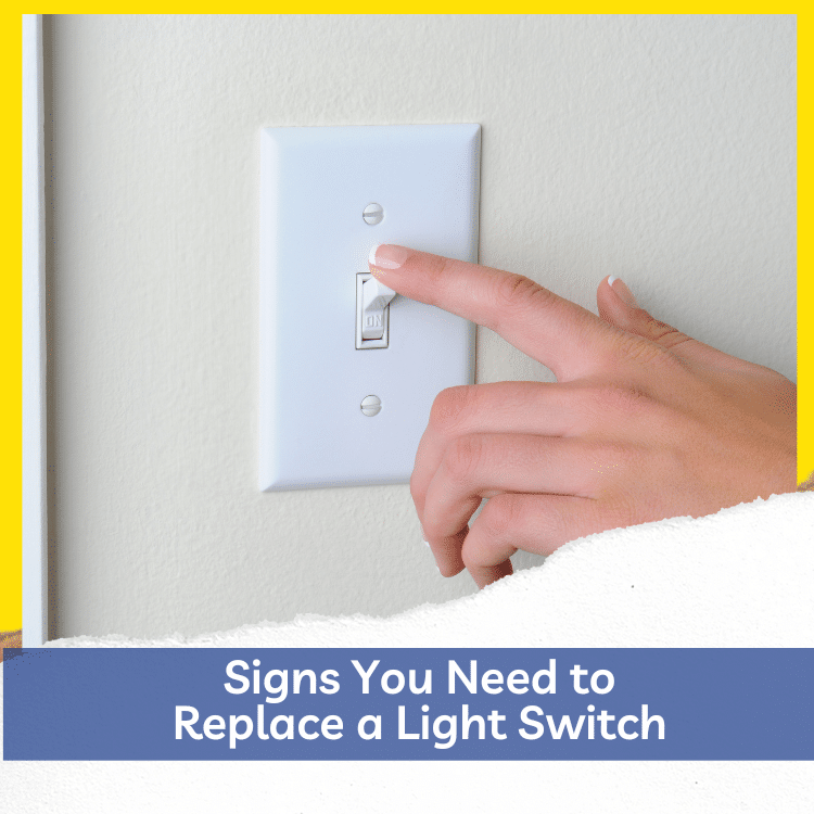 Signs you need to replace a light switch